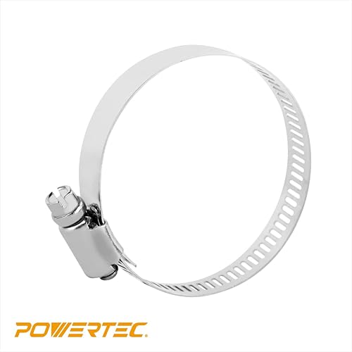 Miniatura 4 de POWERTEC 50107 Abrazaderas de manguera de transmisión sin fin de ancho de banda de 12 pulgada  Capacidad de sujeción de 1116 pulgadas a 1-14