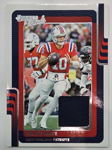2025 DRAKE MAYE GAME WORN JERSEY CARD FOOTBALL CARD RARE COLLECT INVEST GIFT