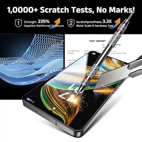 Image of EZ-GLAZ-4 Pack for Samsung Galaxy S26 Ultra Screen Protector [6.9 inch], Fingerprint Unlock, 9H Tempered Glass, Scratch Resistant, with Installation Box, Bubble-Free, HD Clear, Case Friendly