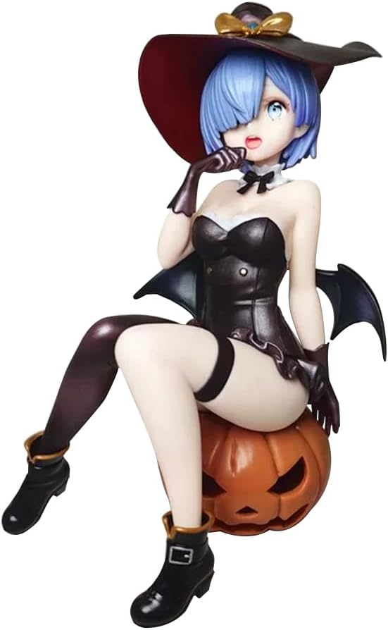 YLQANONG Re:0 Rem Figures Remu Anime Figure Statues Anime Figurine Ornaments Cake Decoration for Fans 6.1IN