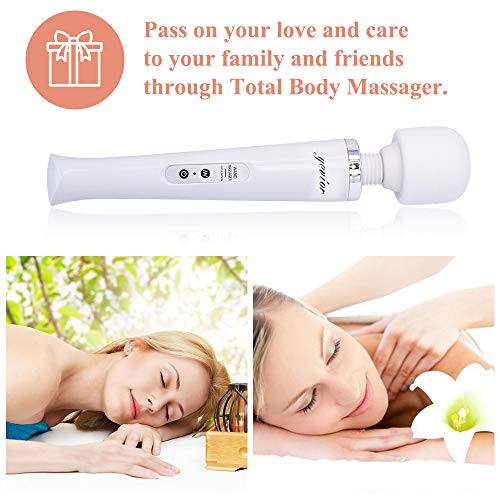 Image of YEVIOR Cordless Personal Electric Massager Wand with 10 Pulse Settings Strong Vibration for Women,Personal Total Body Therapy Massager for Sports Recovery, Muscle Aches, Body Pain