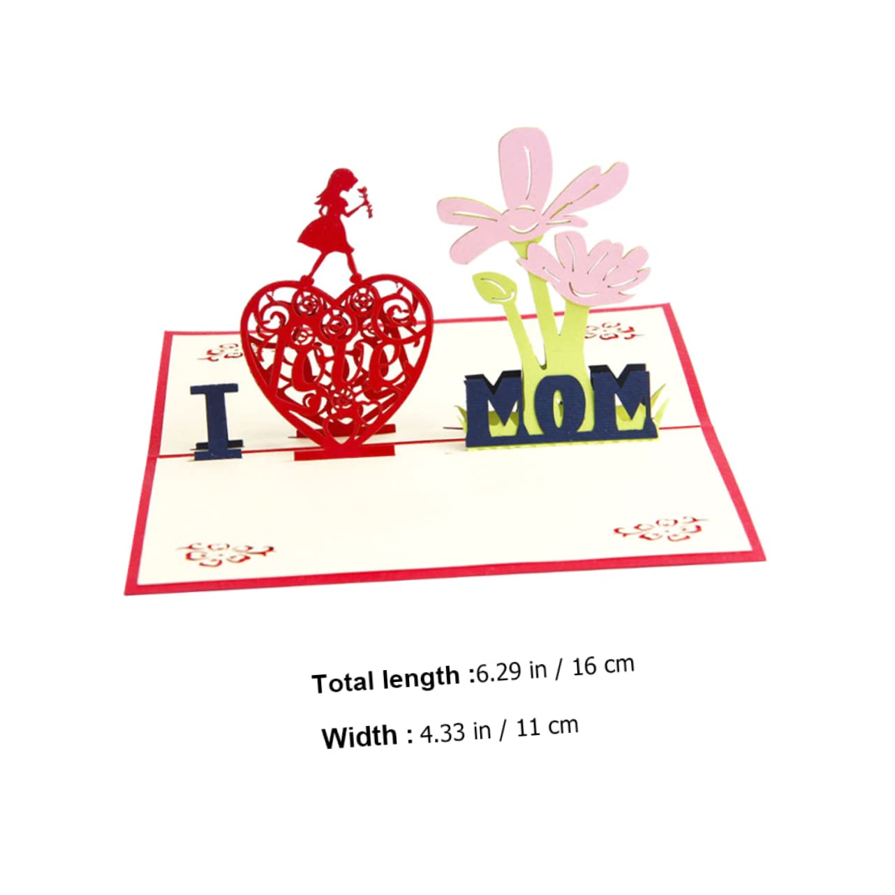 Operitacx 10piezas Tarjeta De Cumpleaños Para Mamá Artesanal Para Día Tarjeta De Felicitación Diseño Único y Mensaje Especial Expandido
