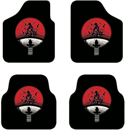 Anime Car Floor Mats - All Weather Automotive Floor Mats & Cargo Liners Front And Second Row Short Plush Carpet Accessories Interior (Color : Straw Hat Pirates C) #TOP3