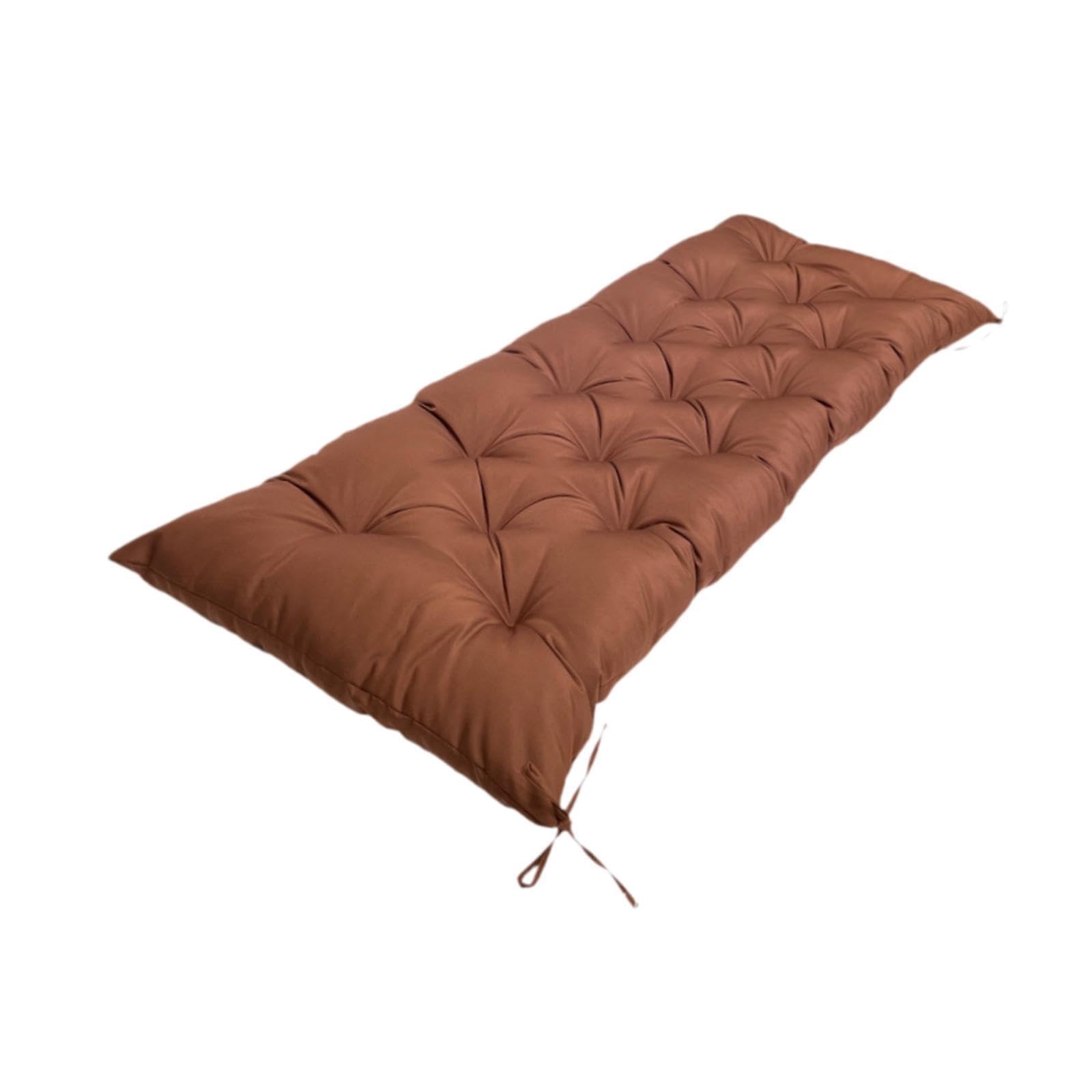 The Style Sutra Garden Bench Cushion Furniture Polyester Rectangle Seat Cushion Pad for Yard Brown|1x Bench Cushion| Cushions & Pads-image-26