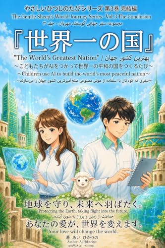 DAI-SAN-KAN TORIRINGARU-BAN SEKAI-ICHI NO KUNI: Yasashii Hitsuji ga Sodateta Kodomotachi ga AI wo Tsukatte Sekai Ichi no Heiwa no Kuni wo Tsukuru Tabi Yasashii Hitsuji no Tabi (Japanese Edition)