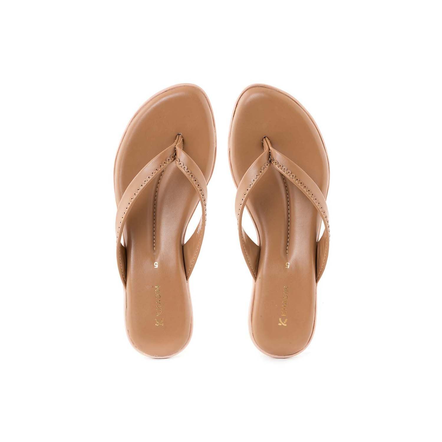 Khadims Beige Flat Slip On Sandal for Women (1061448) (B0CZXLKNF4) Amazon Price History, Amazon Price Tracker