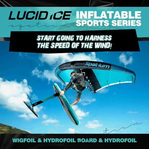 image for OTELETE Lucid Ice Inflatable Hydrofoil Board Foil Surfboard 160L Infla