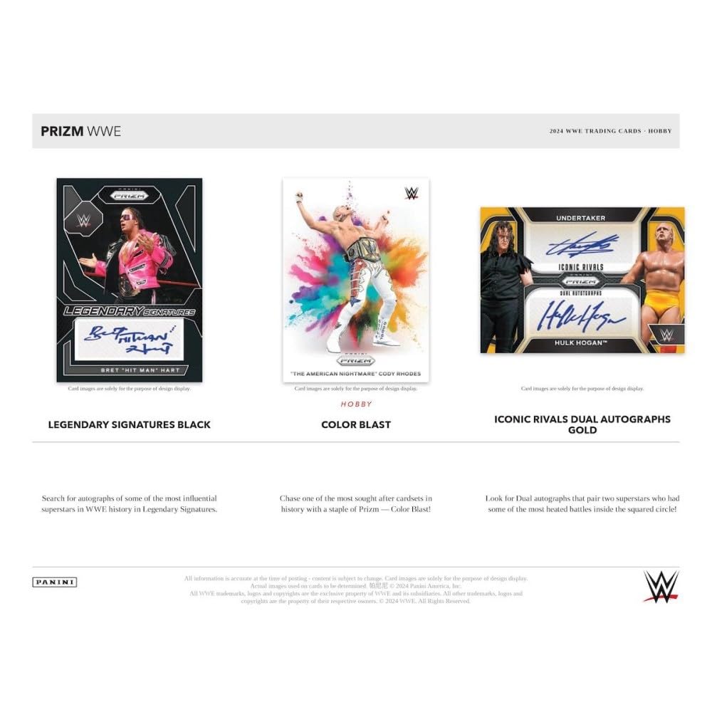 Amazon.com: 2024 Panini Prizm WWE Hobby Box : Everything Else