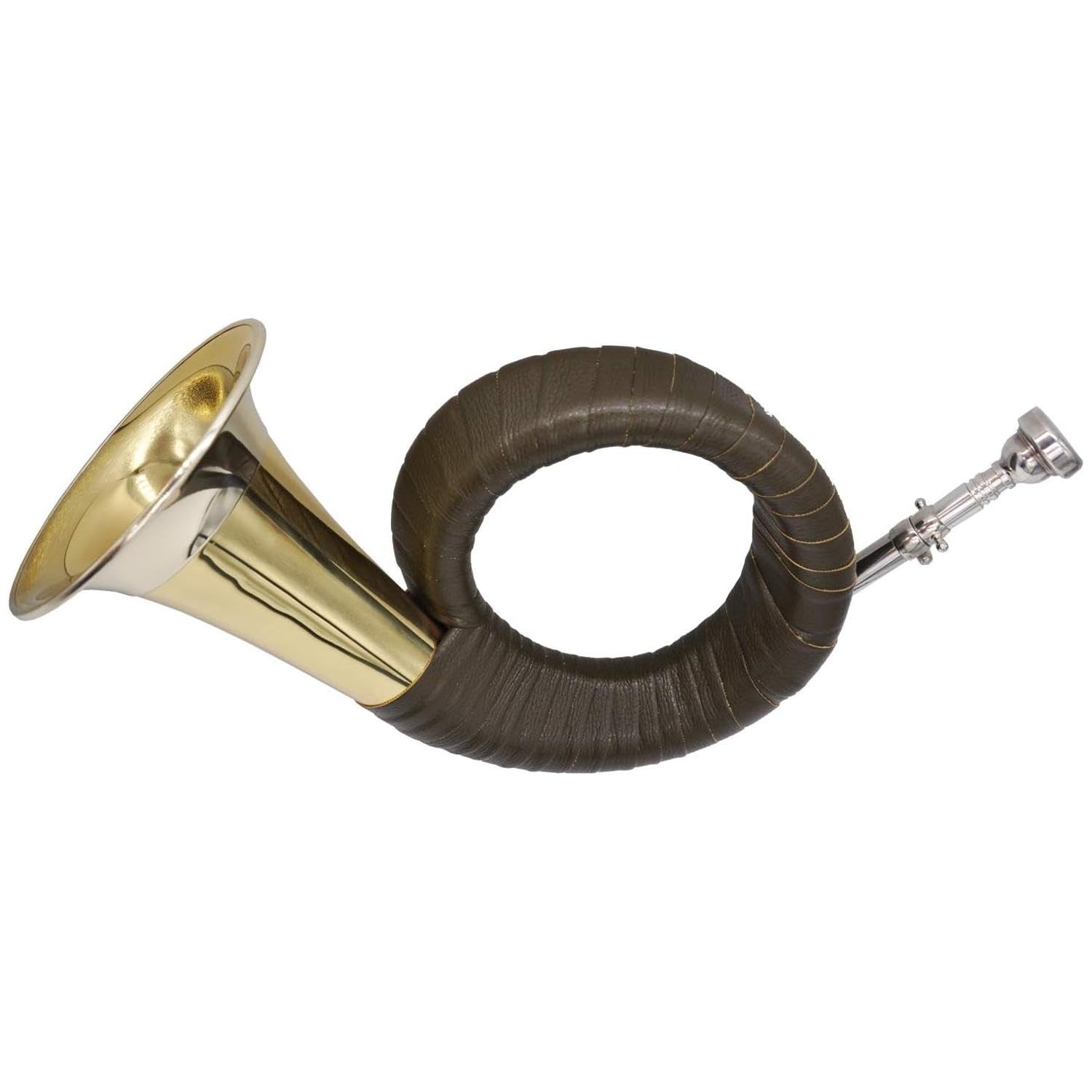 TJG-202 Classic – Fürst-Pless Horn (corno di caccia) in B – Costruzione tradizionale – gambo grande, imbuto da 120 mm, involucro in similpelle – suono elegante e morbido