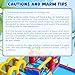 GYMMALL Inflatable Bounce House Double Water Slide with 620 W Blower, Blow up 12-in-1 Waterslide Park Bouncy Castle Outdoor and Indoor, Bouncer House with Large Pool, Climbing Wall and Obstacle Course