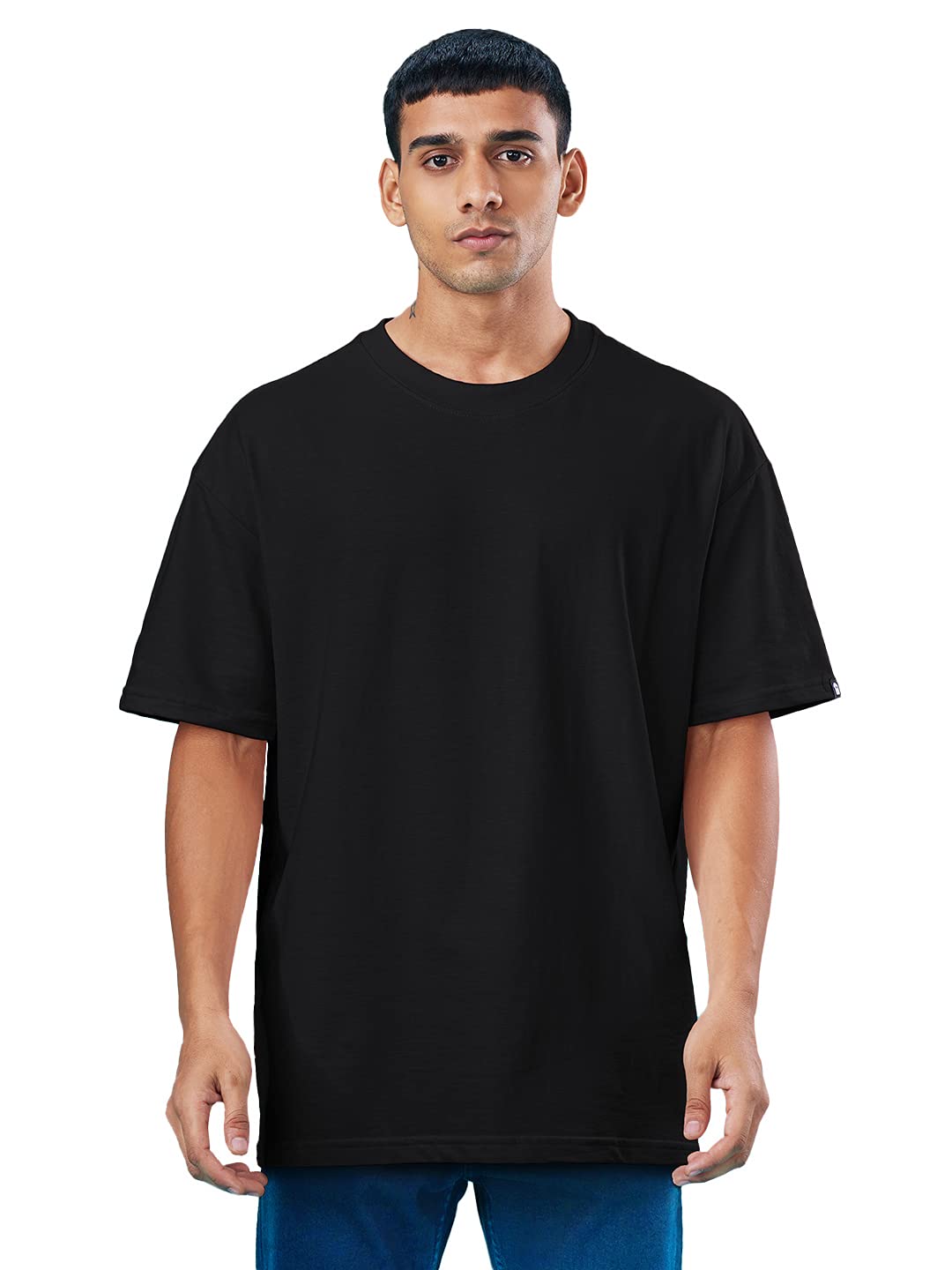 The Souled Store| Round Neck Mens and Boys Half Sleeve T-Shirt | 100% Cotton Oversized T-Shirts