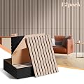 Acoustic Panels 12 Pack - Covers 16 Sq Ft, Self-Adhesive 3D Soundproof Wall Tiles, 16”x12” Decorative Panels for Studio, Home Office & Gaming Room (Camel)