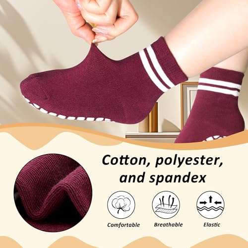 Tphon Toddler Socks, Baby Non Slip Socks for Boys Girls 12 Pairs Kids Infants Children Sock 6M-10Years3