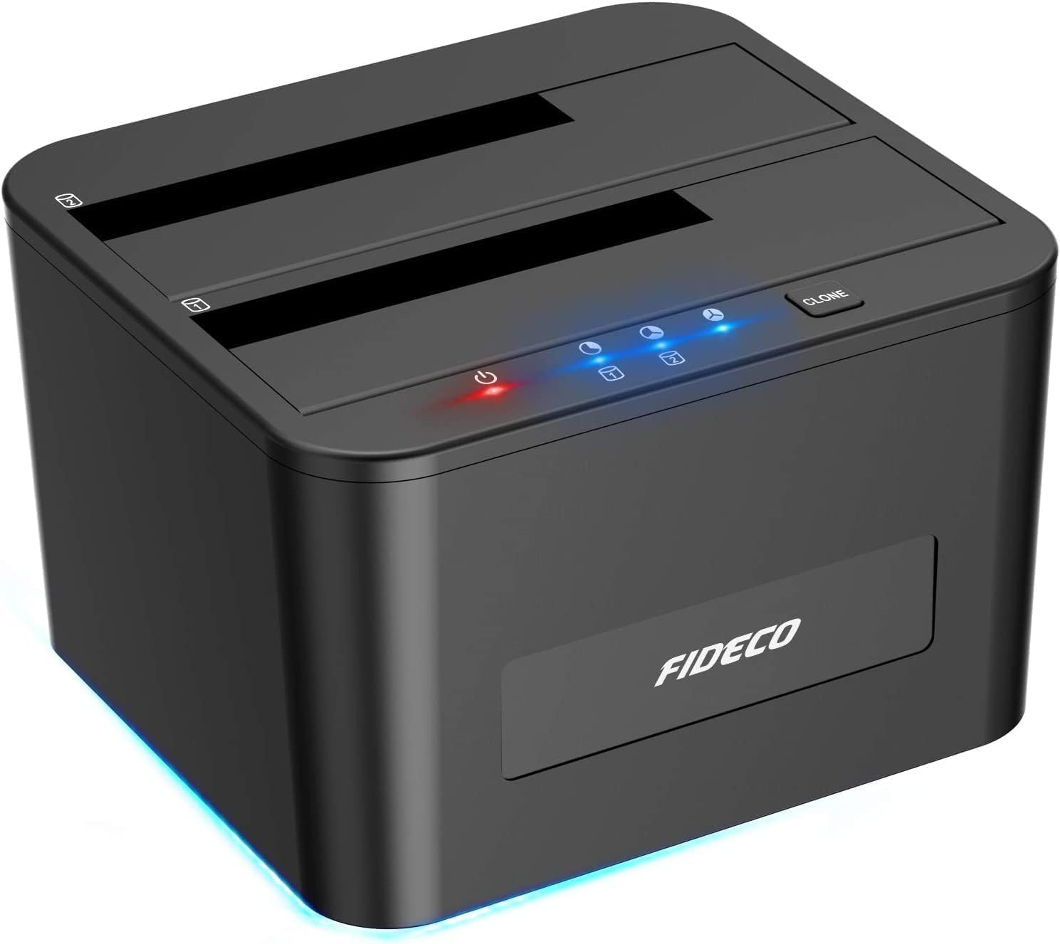 FIDECO Docking station para disco rígido, dock station HDD USB 3.0 SATA para 2,5 e 3,5 polegadas SATA HDD/SSD, supor