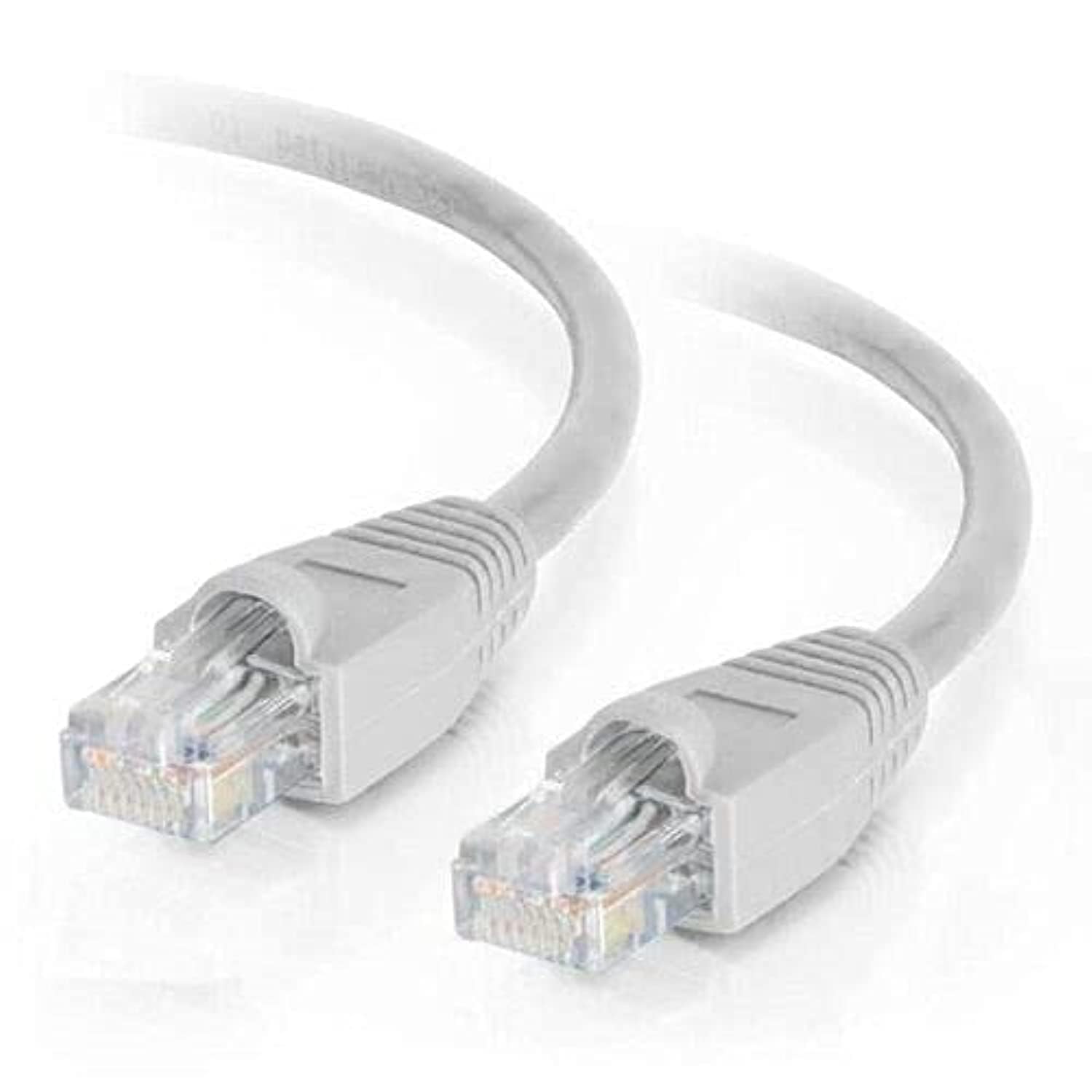 DKURVE 0.3M - Cat6 Cable - CAT 6 Snagless Unshielded Ethernet Network Patch Cable, Gray (1 Foot, 0.30 Meters) (10-Pcs) -
