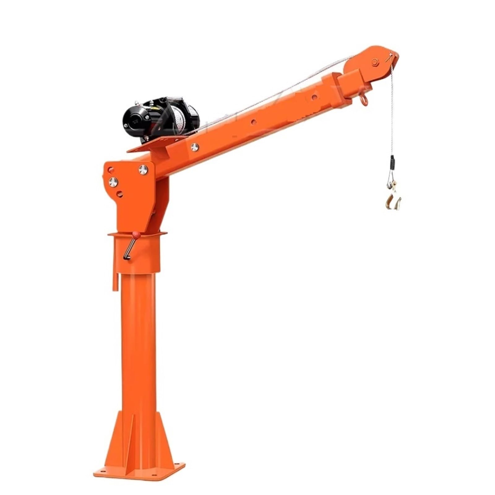 Argano elettrico Capacità di sollevamento della gru montata su veicolo: 500 kg/1 T 12/24 V per uso domestico, 220 V per piccoli paranchi mobili per camion sopraelevazione(12V-500KG)