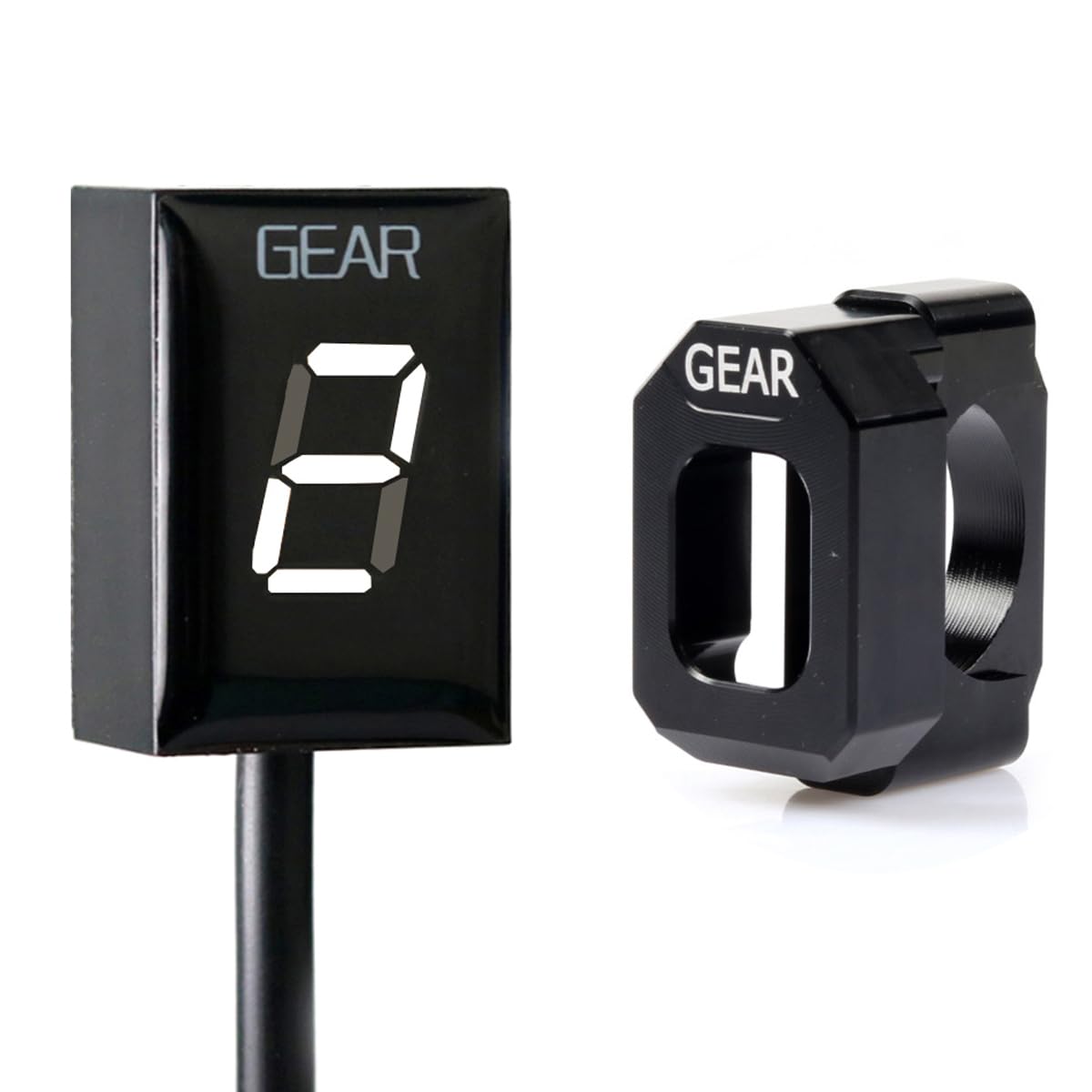 LED Ganganzeige Motorrad Display für Yamaha FZ8 FZ1 FZN 150 FZS FAZER 600 YS250 ECU Plug Wasserdicht