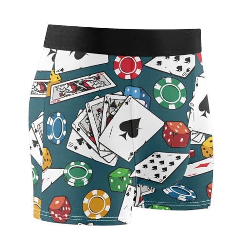 ZZKKO Men's Underwear Briefs Pretzel Watercolor Men's Boxer Briefs,Trunks Underwear for Men S-XXL2