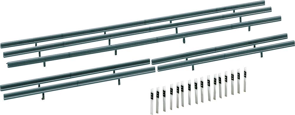 Faller 272452 N Scale Crash Barriers & 40 Marker Posts