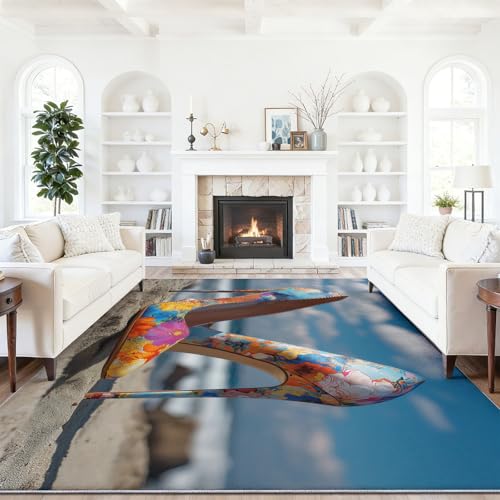Générique Petit Tapis Fin 40 x 60 cm Lavable - Tapis de Salon Pop Art Éléments De Mode Talons...