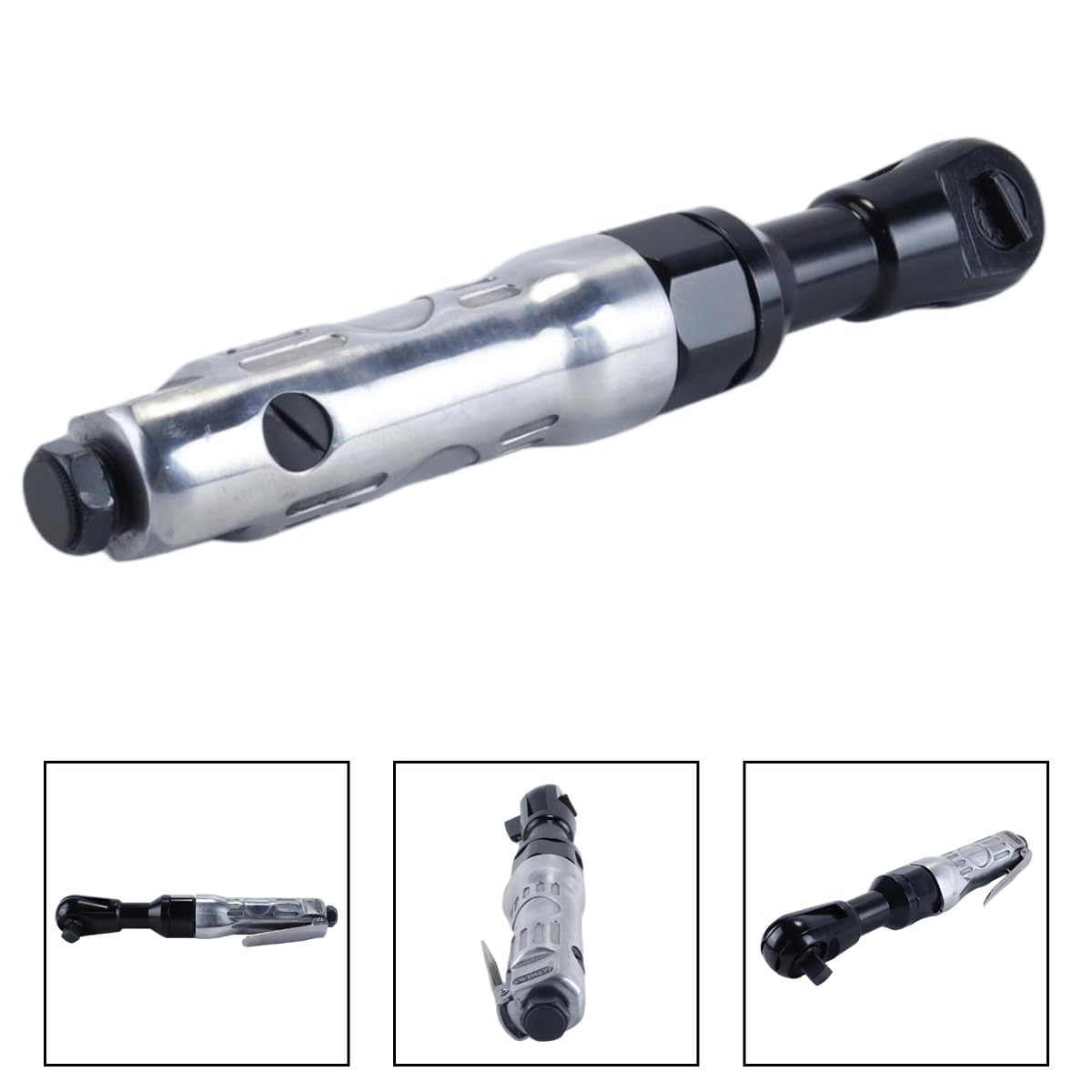 Llave De Trinquete Neumática De Alta Resistencia, Llave De Torsión, Herramienta Neumática Para Reparación De Automóviles (cabeza Cuadrada De 1/2", 12,5 Mm)
