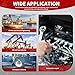 HIROVAST 61 Pcs Thread Chaser Set, Metric & SAE Thread Repair Kit with Pitch Gauge - Clean and Restore Damaged Threads on Automotive, Motorcycle, Engine Blocks, Nuts & Bolts, Ideal for DIY Repairs