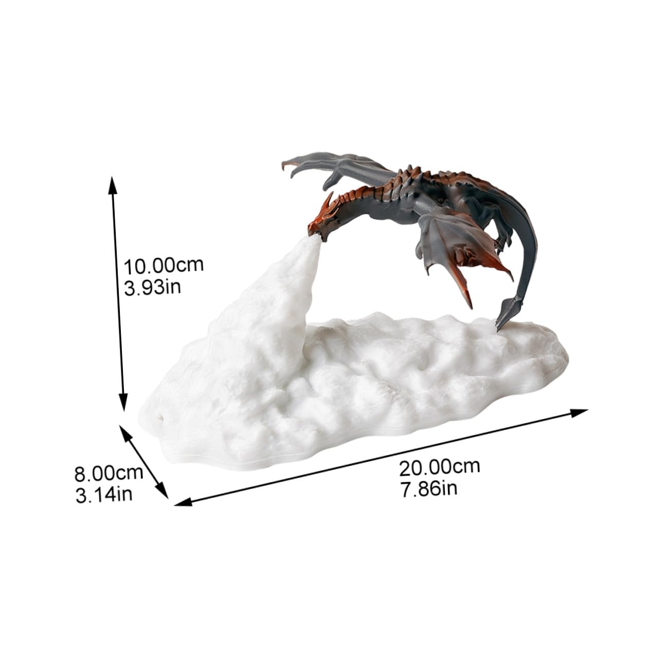Lámpara LED 3d de Noche Forma de Dinosaurio para Niños, Luz Táctil Recargable por Usb, Decorativa y Delicada para Fiestas y Cumpleaños Infantiles