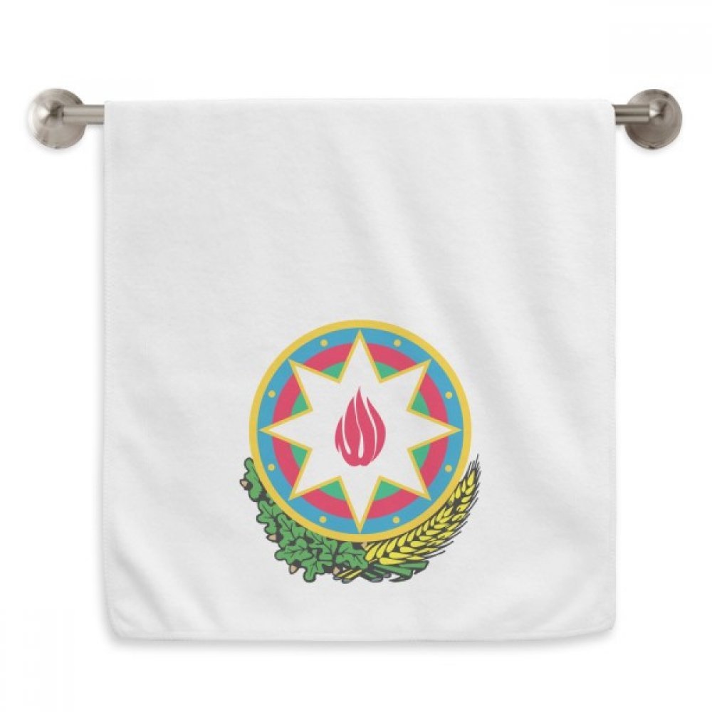 Serviettes débarbouillettes Bakou Azerbaïdjan cadeau souvenir culturel original blanc
