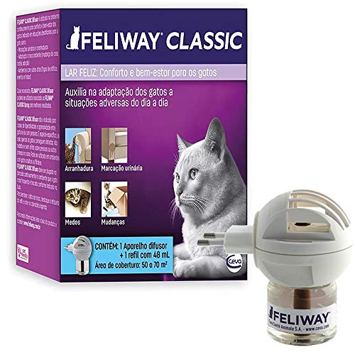 Combo Feliway Classic 1un Difusor Com Refil + 1un Refil 48ml Extra