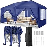 COBIZI Pavillon 3x6 Faltpavillon Wasserdicht Stabil Winterfest Faltbar Partyzelt...