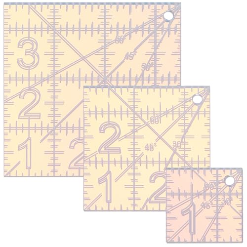 Règles de matelassage irisées acrylique ORIGACH finies les erreurs de coupe de tissu qui glisse
