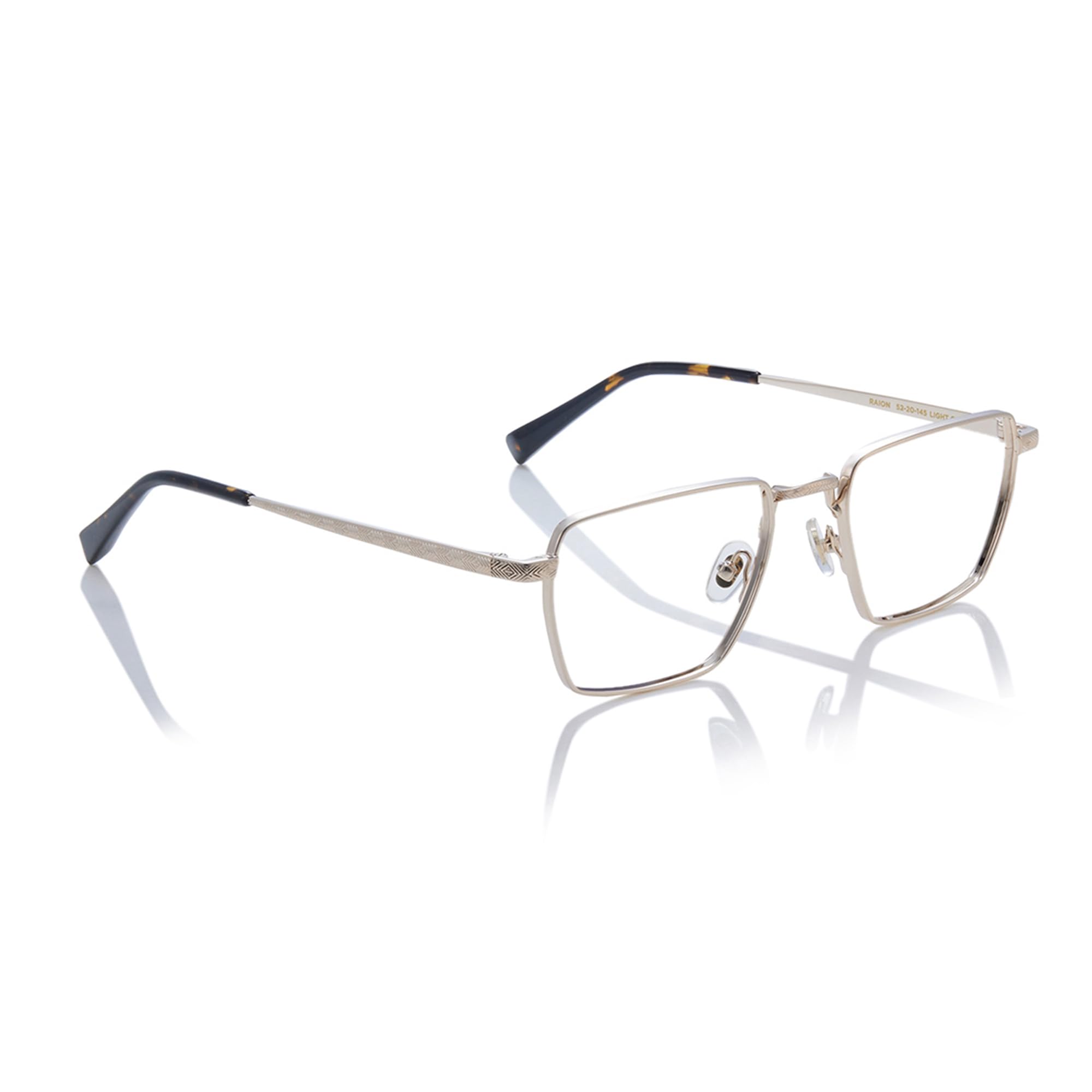 Shisen Fox Computer glasses for Men & Women (RAION) | Metal Stylish Lightweight Zero-power Eyeglasses for blue light protection | Eye Protection Glasses engraved with Filgree Designs (Light Gold) (B0CVBF933D) Amazon Price History, Amazon Price Tracker