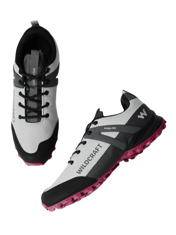 Image of Wildcraft Stylish Men Volga NX Low Ankle Outdoor Shoes- Denim Black