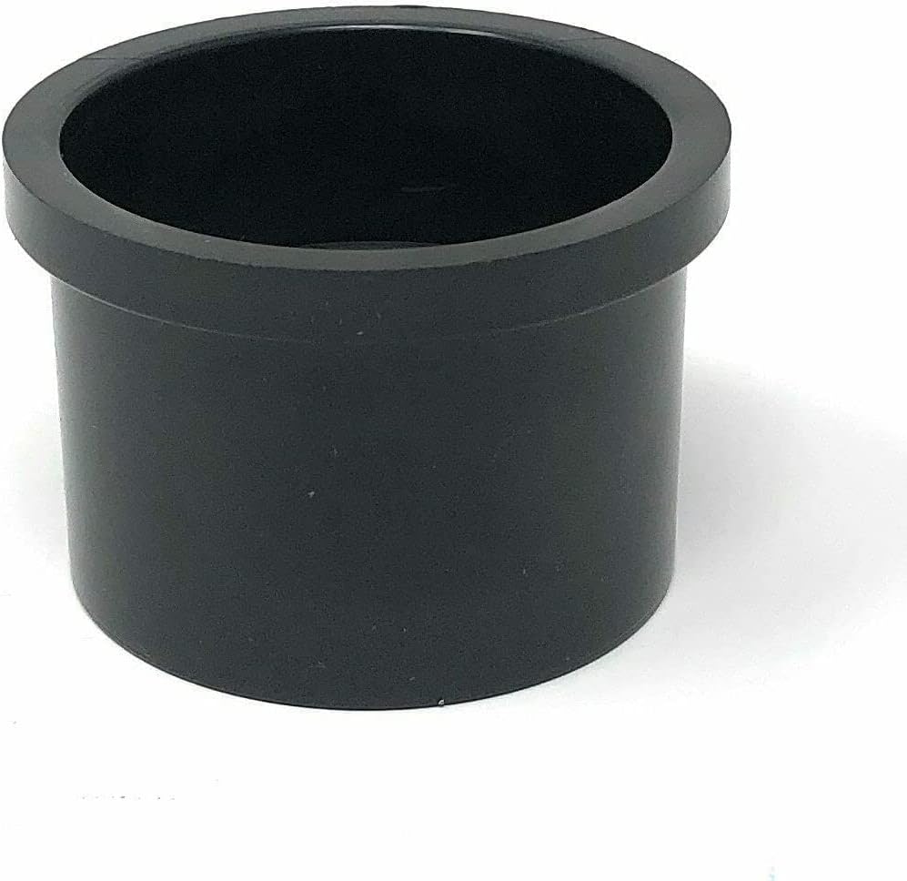 Upgrade Parts in-Floor Cleaning Head Collar 2" (Jet Black) Replacement for Caretaker 99 OEM