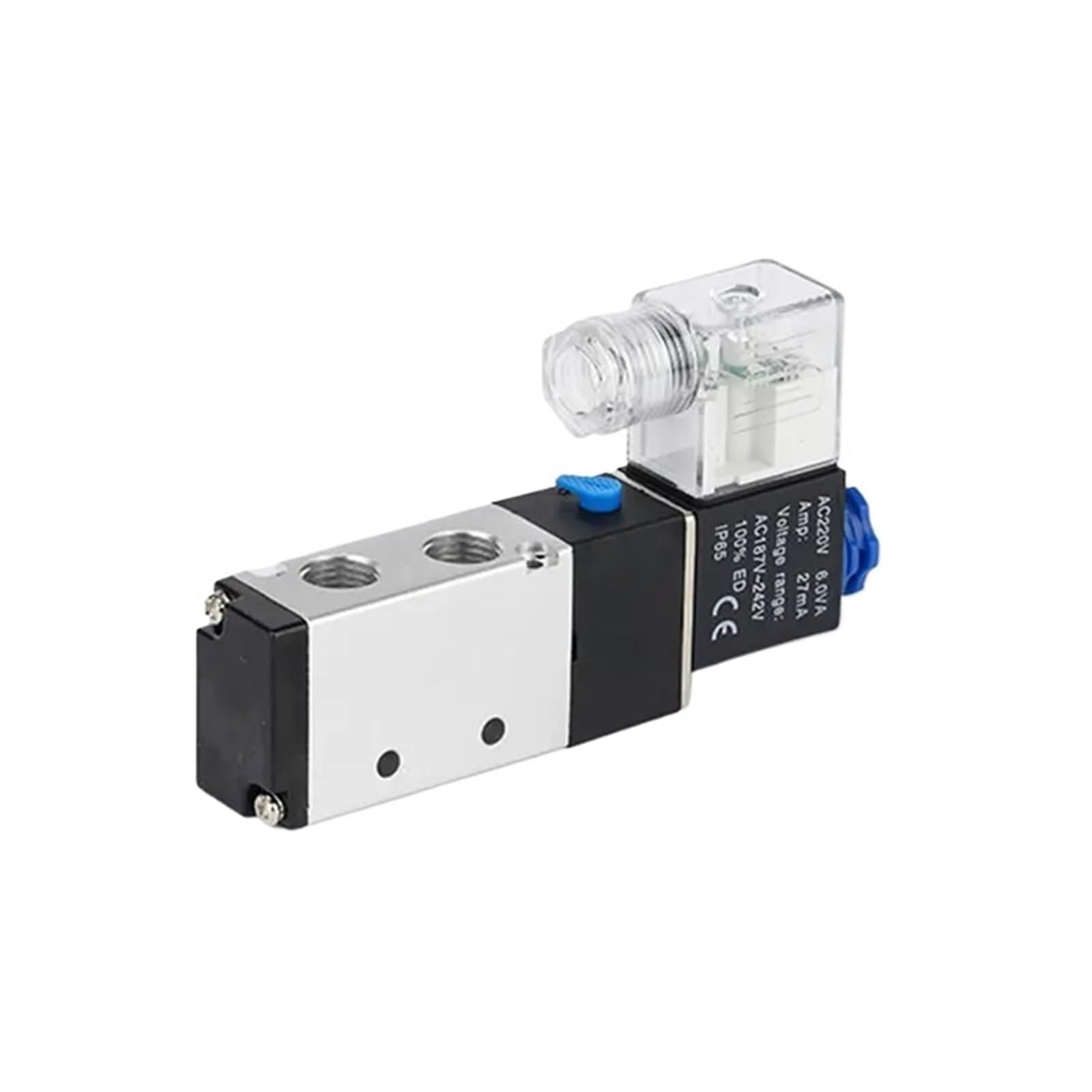 Solenoid Valve 4v210-08 reversing Pneumatic Control AC220V/110V/380V DC12V/24V Two-Position Five-Way Electronic(Dc12v)