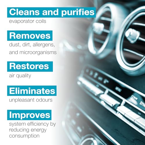 Errecom Evaporator Cleaner Foam, Air Conditioner Foam Cleaner, 13.6 fl oz (400 mL) Aerosol Can