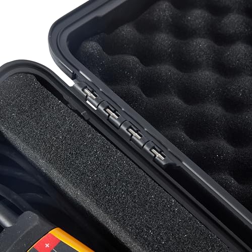 Image of Waterproof & Shockproof Hard Carrying Case | Compatible with Fluke T5-600 /T5-1000 /T6-600 /T6-1000 /T6-1000 PRO Electrical Voltage, Continuity & Current Testers | Portable & Durable