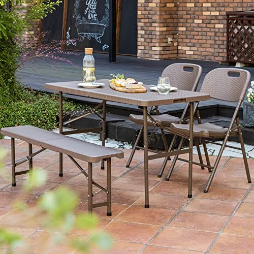 Amazon.co.jp: 折りたたみ ガーデンテーブル チェア セット  