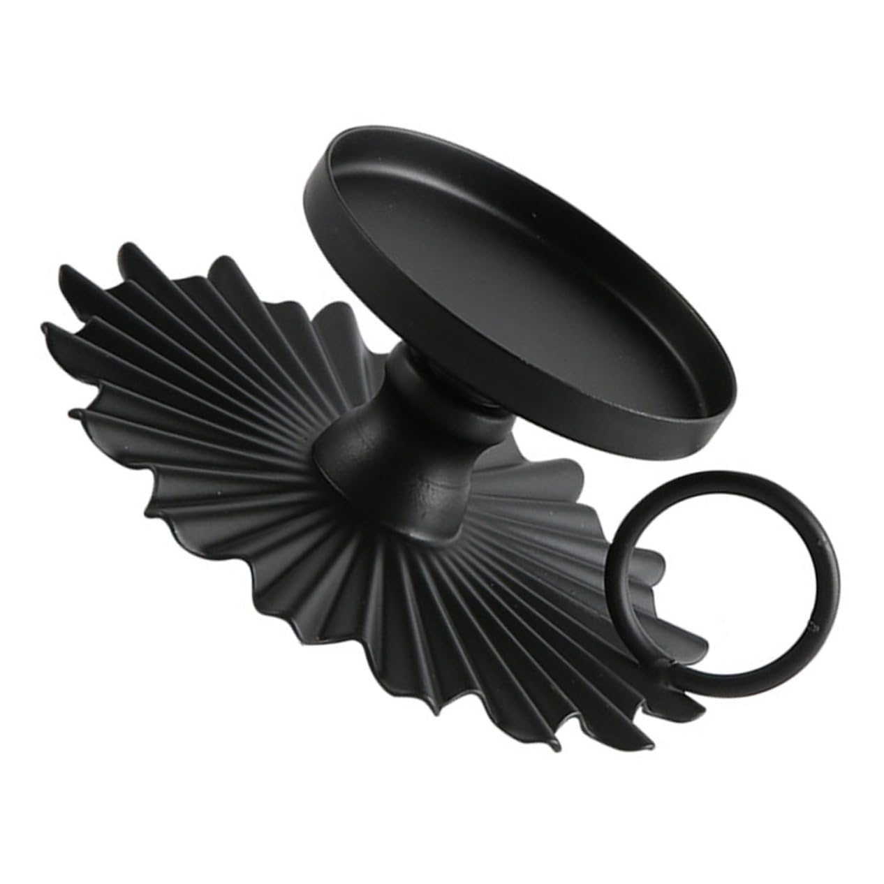 Cabilock Candlestick Iron Taper Candle Holder Vintage Candle Holder Decorative Candle Holders Desktop Candle Holder Tabletop Candelabra Metal Candlelight Holder Wrought Iron Antique