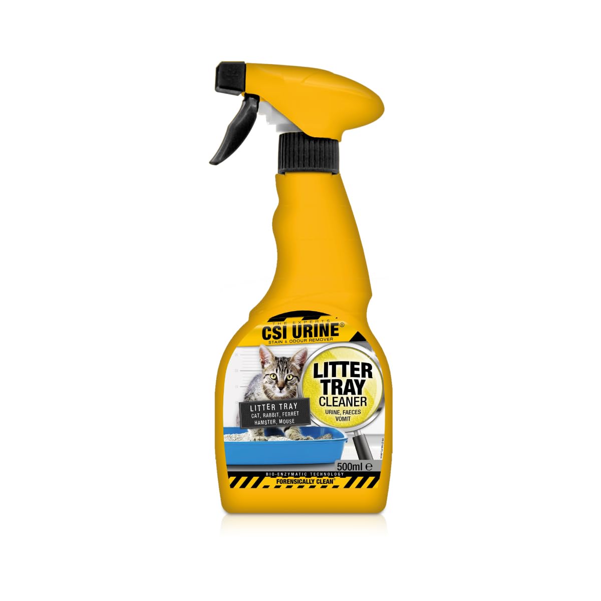 CSI Urine Litter Tray Cleaner 500ml – Enzymatic Odour & Stain Remover for Cats