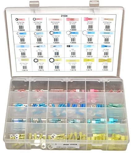 Image of 204 Piece Krimp & Seal Terminal Assortment