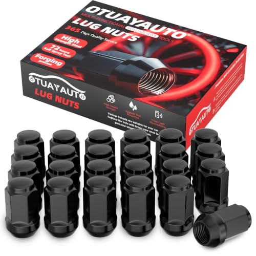 Image of OTUAYAUTO M14x1.5 Lug Nuts, Replacement for 1995-1999 Chevy Silverado 1500
