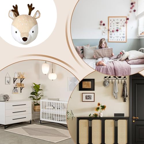 Têtes d'animaux décoratives support mural pour décoration chambre de bébé - 5