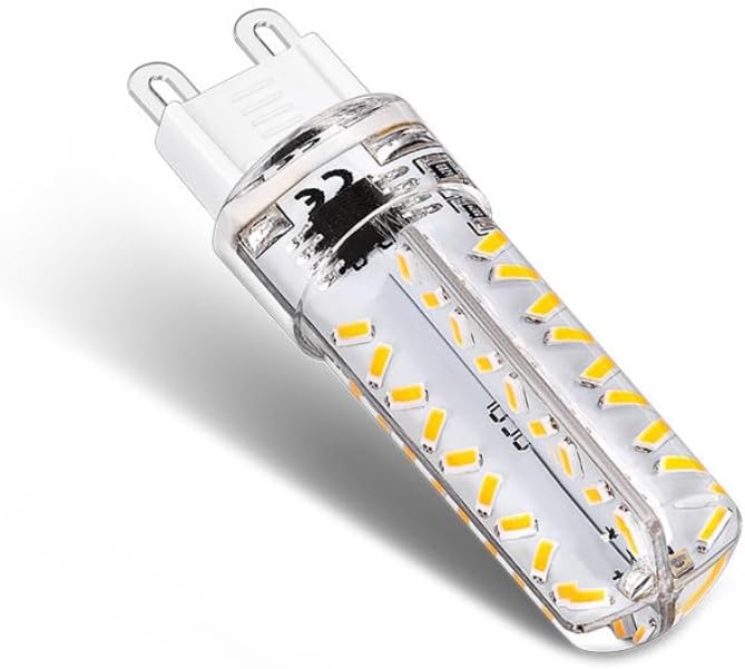 BTB Best to Buy® (6-Pack) Dimmable G9 Base 64SMD3014 LED Light Bulb Lamp 3.5Watt 120V Warm White Replacement to 35W Halogen Bulb.