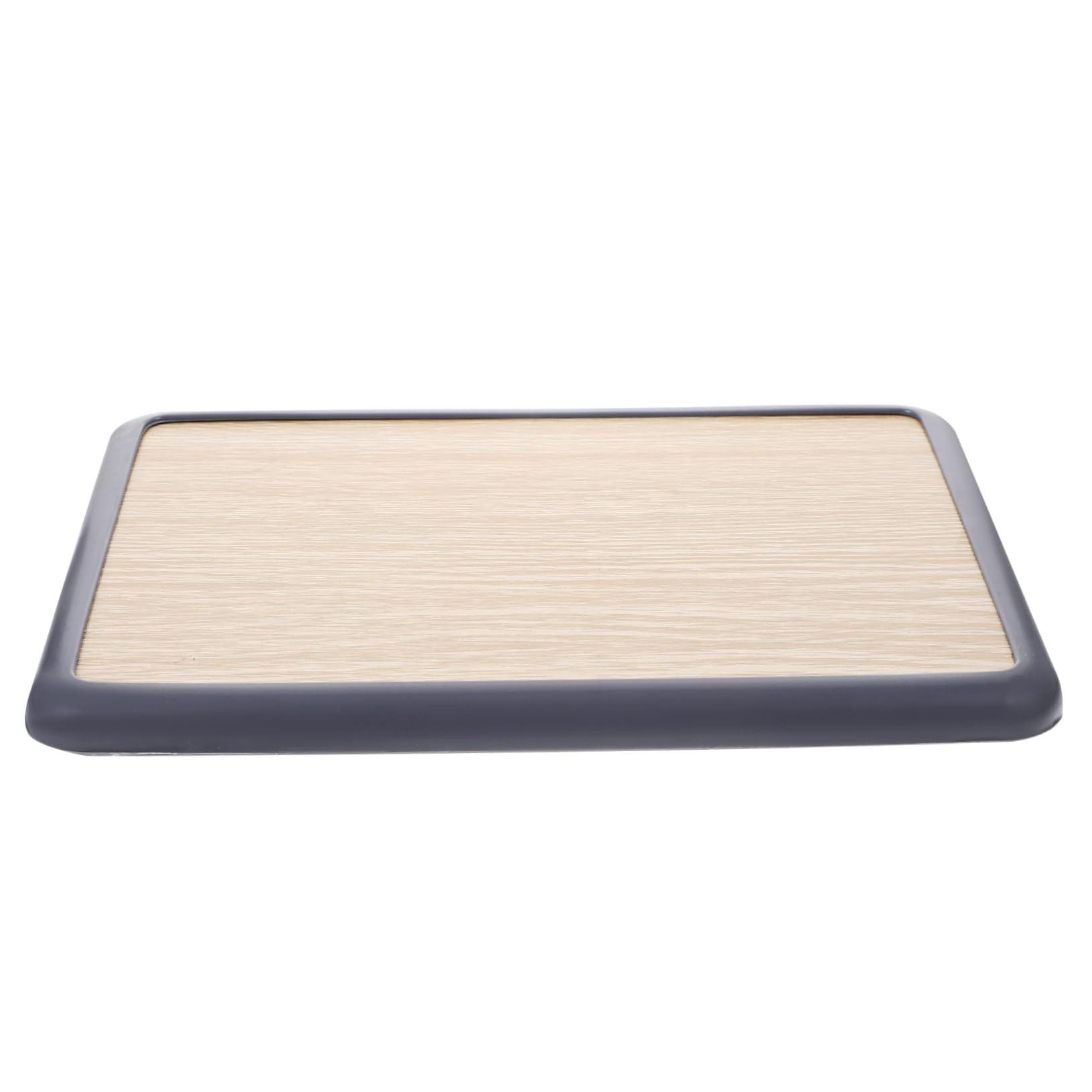 Garneck Classroom Seat Replacement 34x24cm Wooden Stool Seat Home Stool Part Elegant Style Scratch Resistant