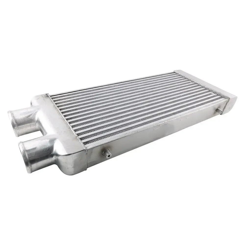 Chłodnica turbiny 3'' I/O 600x300x76 z tej samej strony mocowanie Turbo Intercooler płyta aluminiowa zestaw chłodnicy części silnika układ chłodzenia