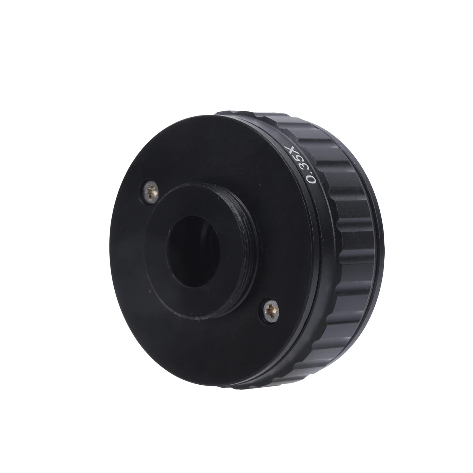 plplaaoo Rurka adaptera obiektywu z mocowaniem C Wysokiej jakości trwałe akcesorium do mikroskopu 38 mm do trójokularowego mikroskopu stereoskopowego i aluminiowego szkła optyczneg