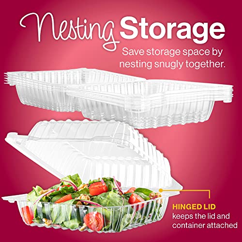 Supellectilem PC-8X8X3-50 Clear Plastic Containers thumb #6