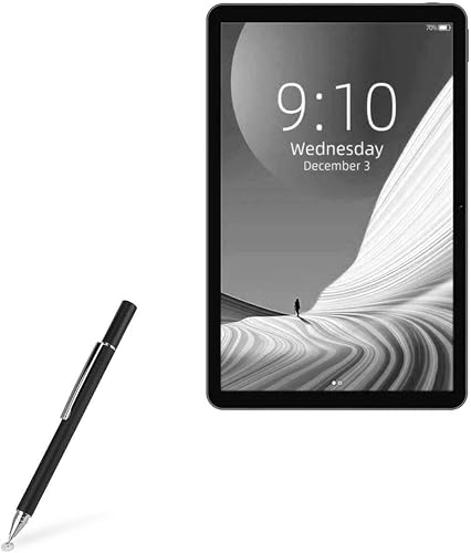 BoxWave Stylus Pen Compatible with Chuwi HiPad Air - FineTouch Capacitive Stylus, Super Precise Stylus Pen - Jet Black