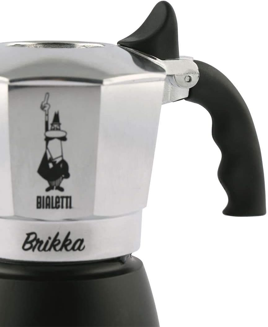Amazon.com: Bialetti Brikka - Cafetera de aluminio para estufa, 4 tazas  (6.1 fl oz): fabricada en Italia : Hogar y Cocina